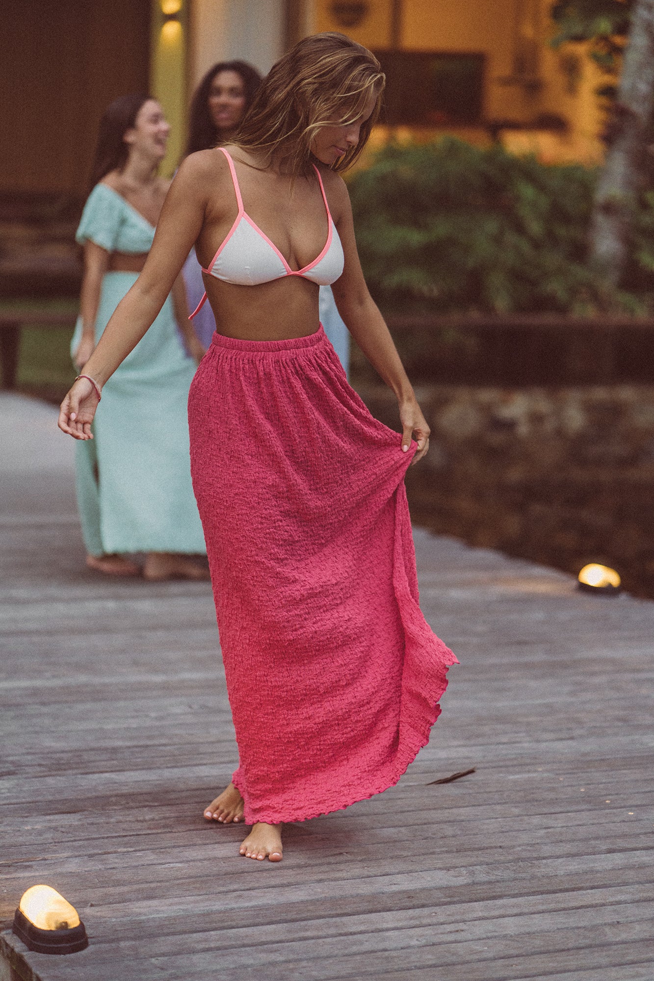 STRAWBERRY MANDALA SKIRT