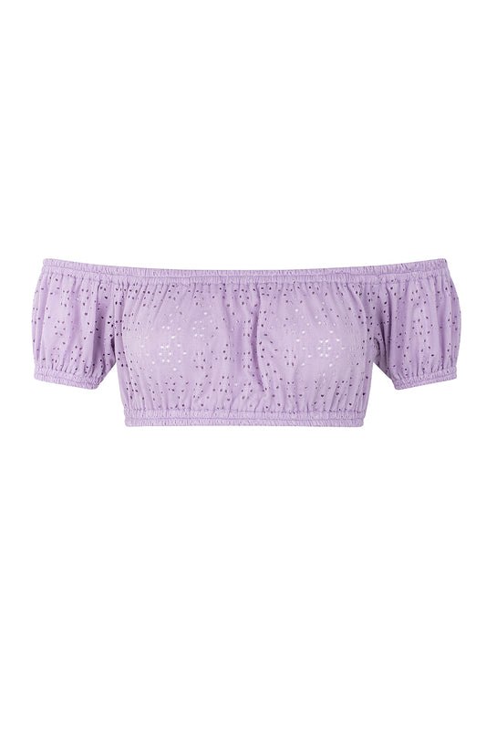 LAVENDER PALM SPRINGS CROP TOP