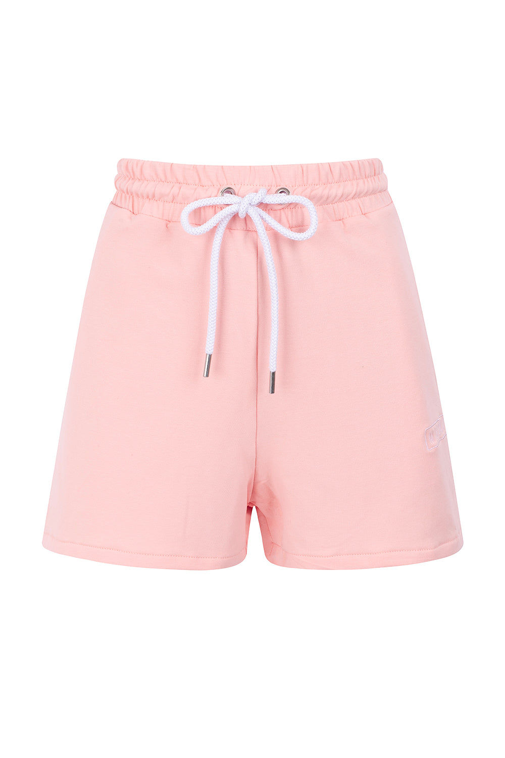 LIGHT PINK TRACKSUIT SHORTS