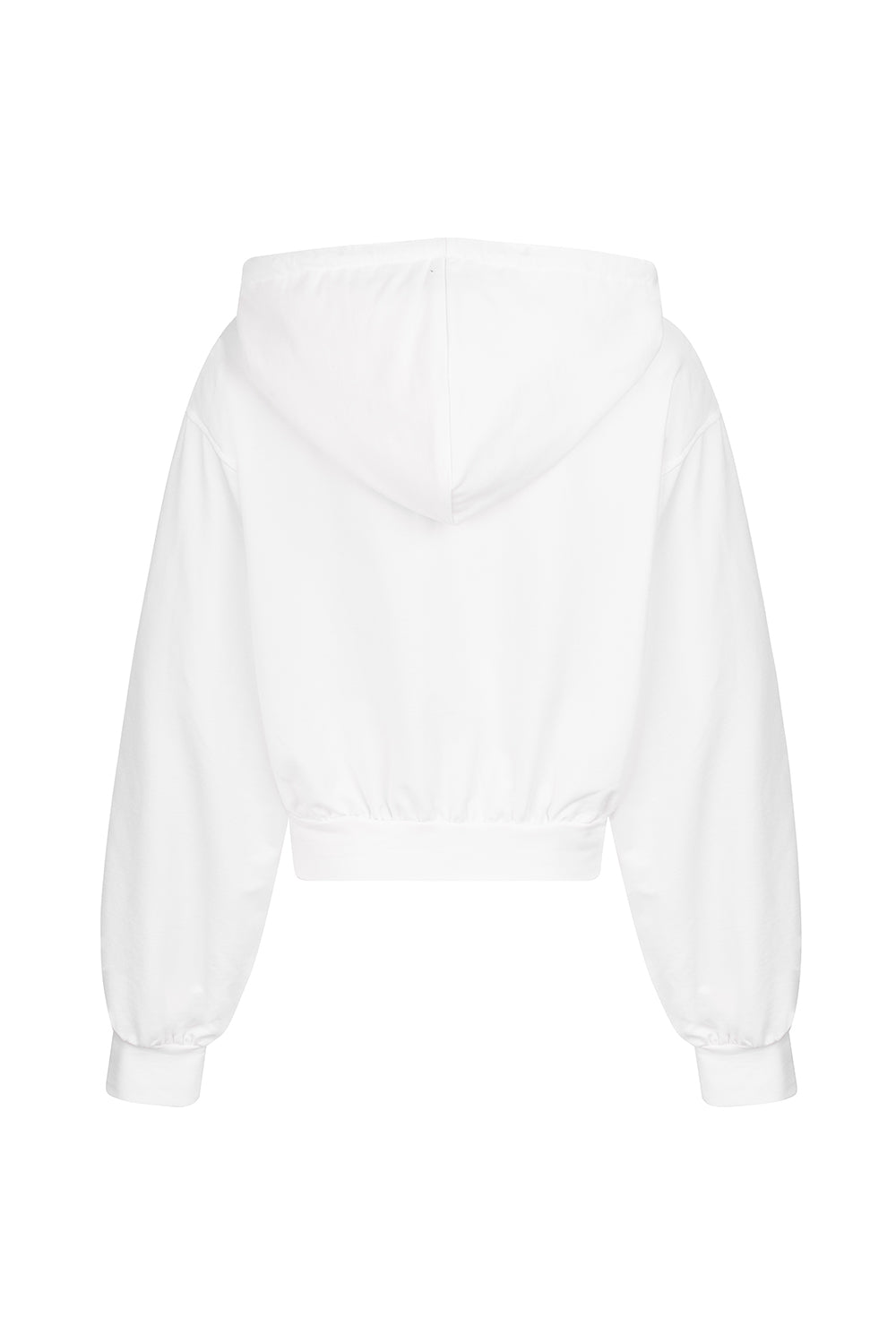 WHITE TRACKSUIT HOODIE