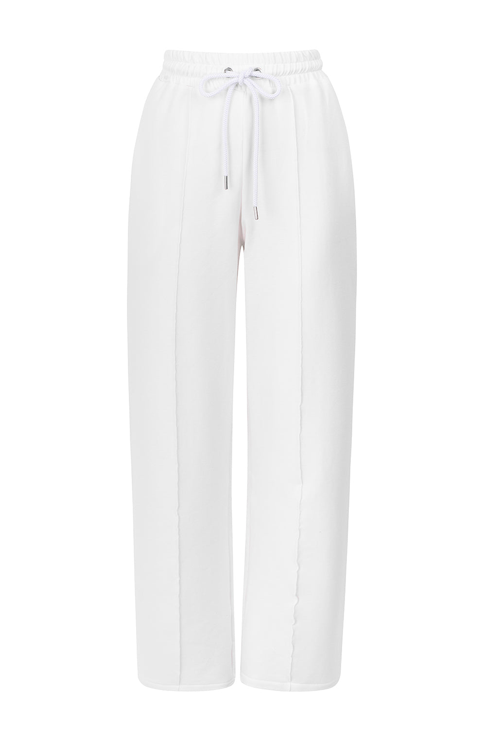 PANTALÓN DE CHÁNDAL RECTO BLANCO