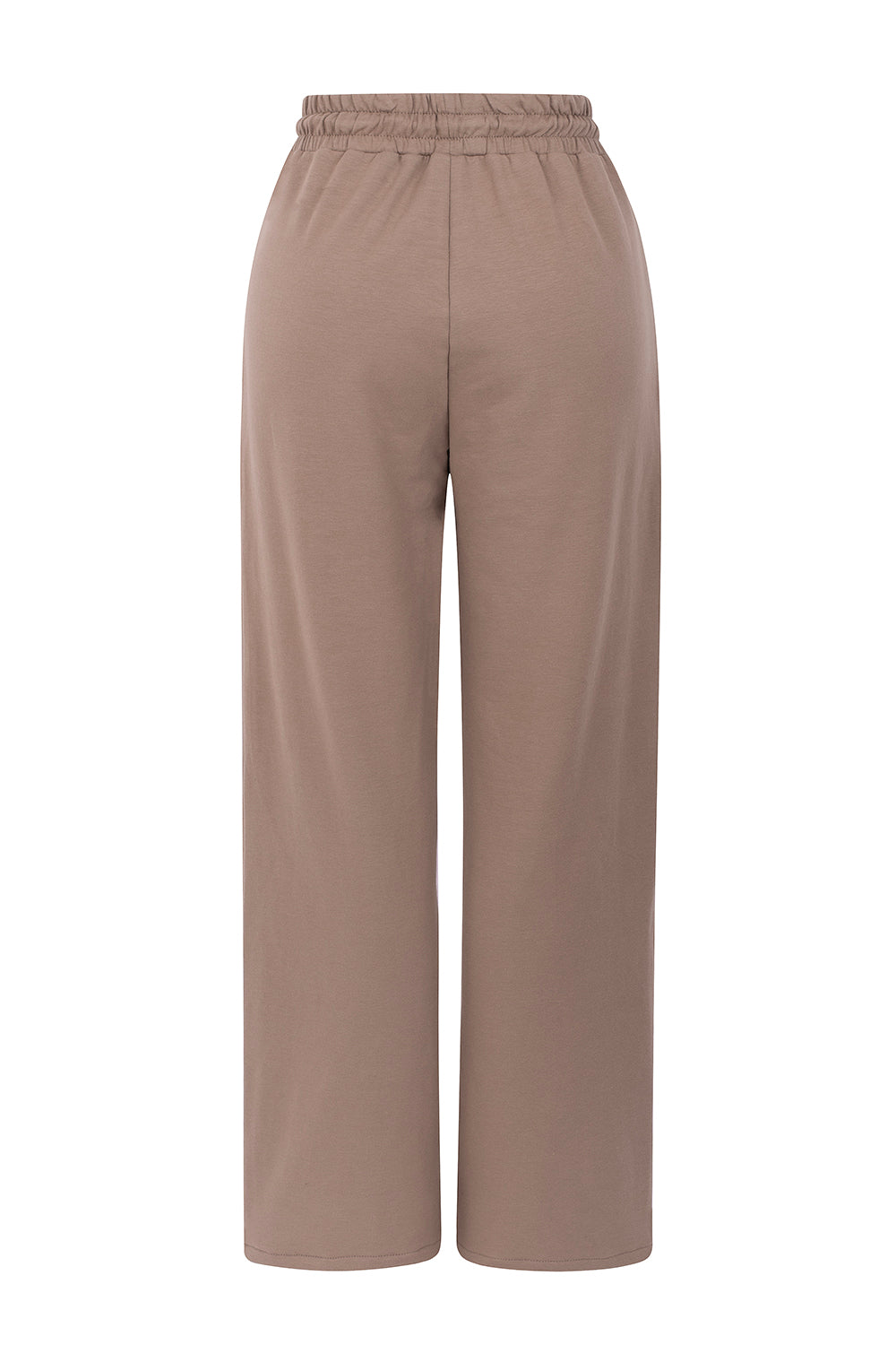 TAUPE TRACKSUIT STRAIGHT SWEATPANTS