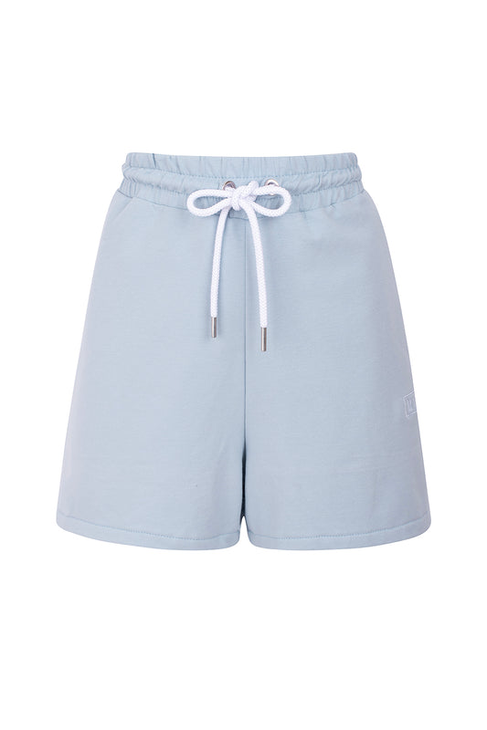 BABY BLUE TRACKSUIT SHORTS